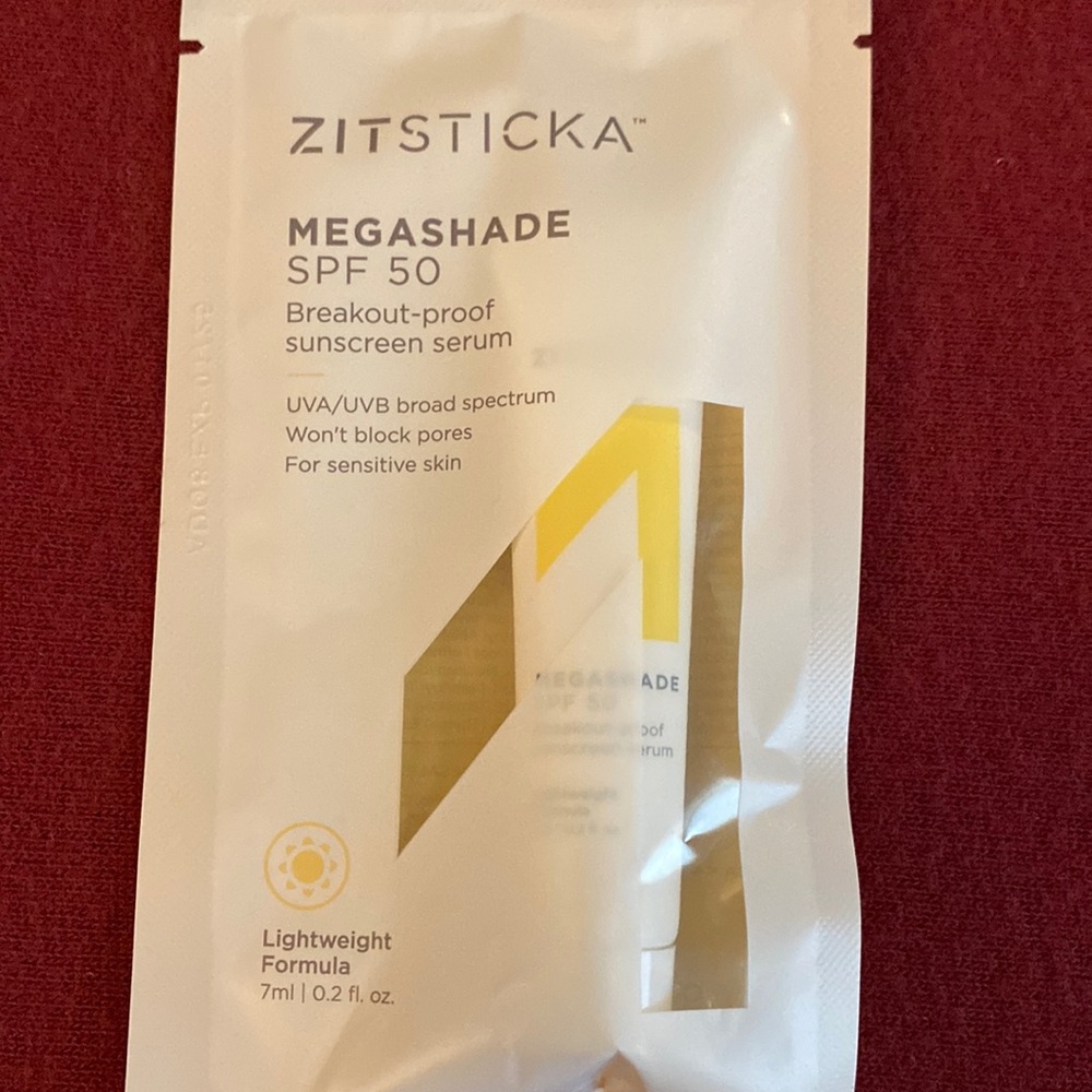 Brand New Zitsticka Megashade Breakout-proof sunscreen